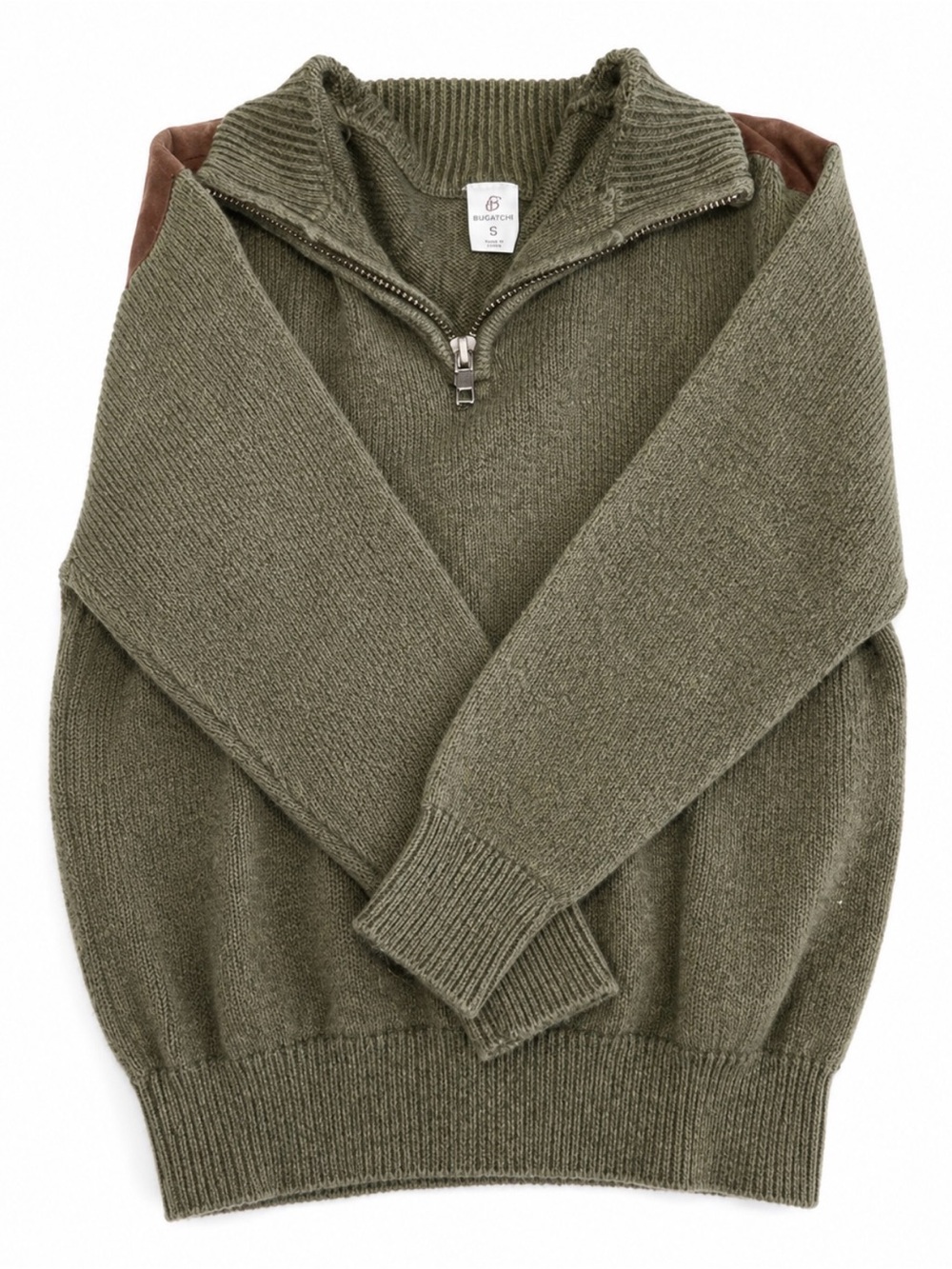 Toddler Olive Half-Zip Sweater Class Club